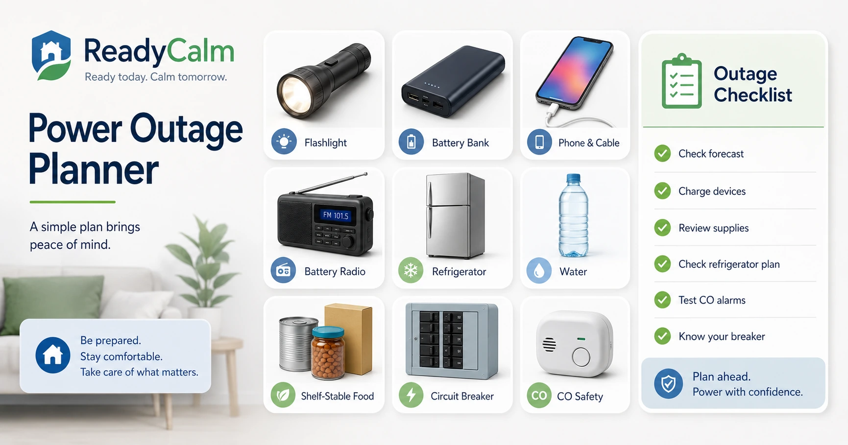 Flashlight Checklist ReadyCalm